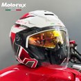 thumbnail image 3 of Casco de motocross de doble lente para hombre y mujer, casco de moto de cara abierta, casco de carreras para turismo, casco con certificación DOT Cascos, 3 of 5