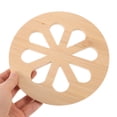 thumbnail image 5 of IFANLANDOR Wine Cup Pad Beige Insulation Pad for Dining 1Pack 6.3X6.3X0.3In, 5 of 8