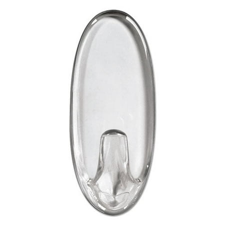 

Command 2PK Clear Hooks And Strips Plastic Small 2 Hooks And 4 Strips/pack