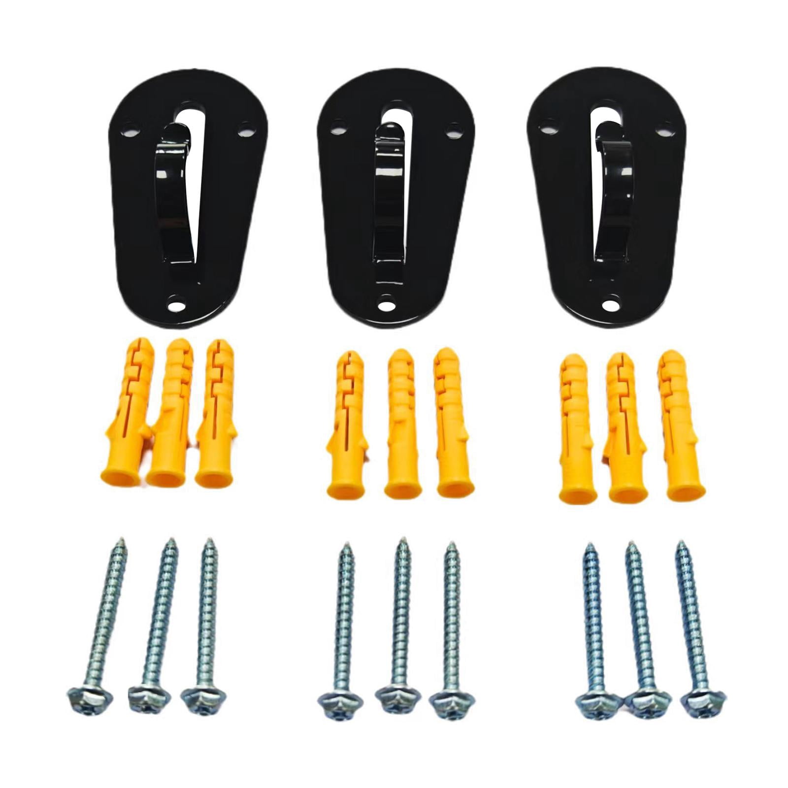 DimyFew 3 Pieces Wall Mount Workout Anchors for Strength Training Resistance Bands Body