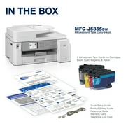 Brother MFC-J5855DW INKvestment Tank Color Inkjet All-In-One Printer