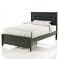 thumbnail image 4 of Furniture of America Jaq Wood Gray and Charcoal Twin Panel Kids Bed, 4 of 10