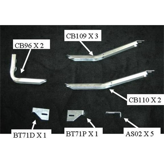 Owens Products 10-1295 OWE10-1295 10-17 SPRINTER BRACKET KIT FOR USE WITH 6834124W-01 Fits select: 2010-2019 MERCEDES-BENZ SPRINTER