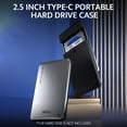 thumbnail image 2 of Caja de disco duro Netac WH12 Caja de disco duro portátil tipo C de 2,5 pulgadas, transmisión de alta velocidad para HDD / SSD SATA de 7 / 9,5 mm de 2,5 pulgadas (tipo C a tipo C) Netac Caja de disco duro, 2 of 6