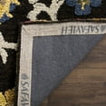 thumbnail image 4 of SAFAVIEH Blossom Danny Floral Wool Area Rug, Charcoal/Multi, 8' x 8' Square, 4 of 8