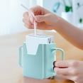 thumbnail image 4 of 1*Milk Rack,2024 Japanese And Korean Infant Water Cup Holder Carton Milk Adjustable Anti Spill Container Baby Milk And Water Cup Holder,Juice Box Holder A, 4 of 5