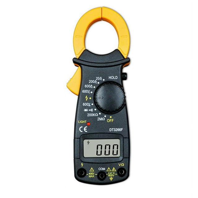 Digital Amper Clamp Meter Multimeter NCV Current Clamp Pincers Voltmeter Ammeter 600A AC/DC Ohm Current Voltage Tester