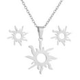 thumbnail image 1 of Fiudx Conjunto de Joyas para Mujer, Elegante Collar con Colgante, Elegante Conjunto de Pendientes, Conjunto de Accesorios de Moda, Regalo de Compromiso para Bodas, Perfecto para Ocasiones Especiales., 1 of 3