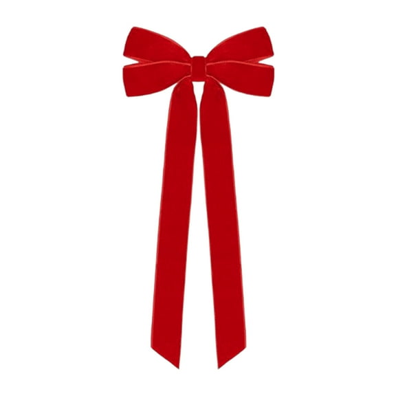 Halloween Decorations Deal 2025!Kyusrd Velvet Bows Christmas Tree Ornaments Bows For Christmas Tree Garland Wreath Indoor Xmas Decorations