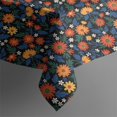 thumbnail image 5 of Pioneer Flower Floral Print Pattern Square Tablecloth, Waterproof Wipeable Spillproof Washable Table Cover for Home Kitchen Party and Daily Decor 42"x42", 5 of 6