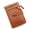 coffee, variant on Small Wallet for Women Ladies PU Leather Card Holder Mini Compact Purse with Zipper Coin Pocket-black