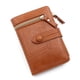 thumbnail image 1 of Cartera pequeña para mujer, tarjetero de piel sintética, mini monedero compacto con bolsillo para monedas con cremallera, 1 of 5