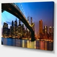 thumbnail image 2 of Manhattan City with Bridge under Blue Sky, 2 of 3