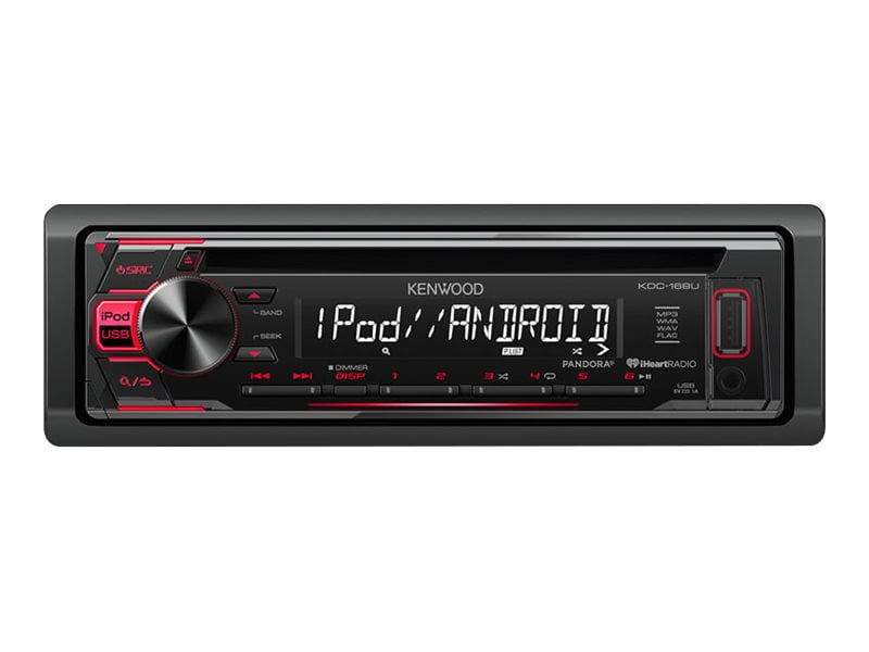 Kenwood KDC168U Car CD receiver indash Single