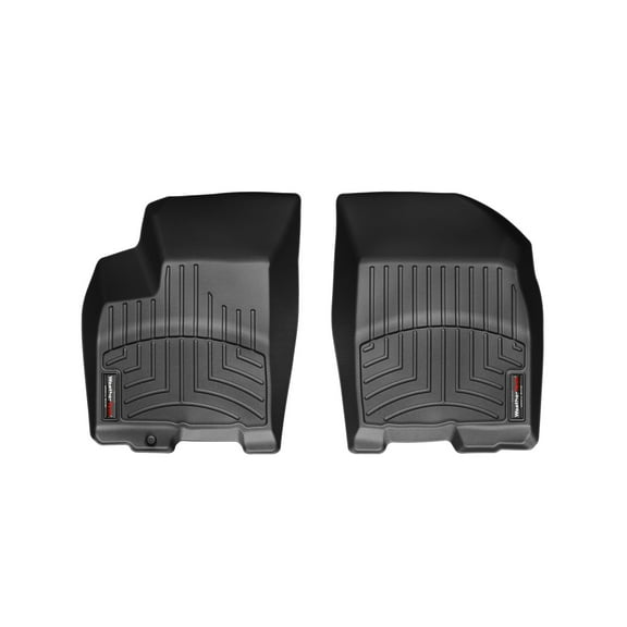 WeatherTech Custom Fit FloorLiners compatible with 2011-2011 Chevrolet Aveo - 1st Row (Driver & Passenger), Black
