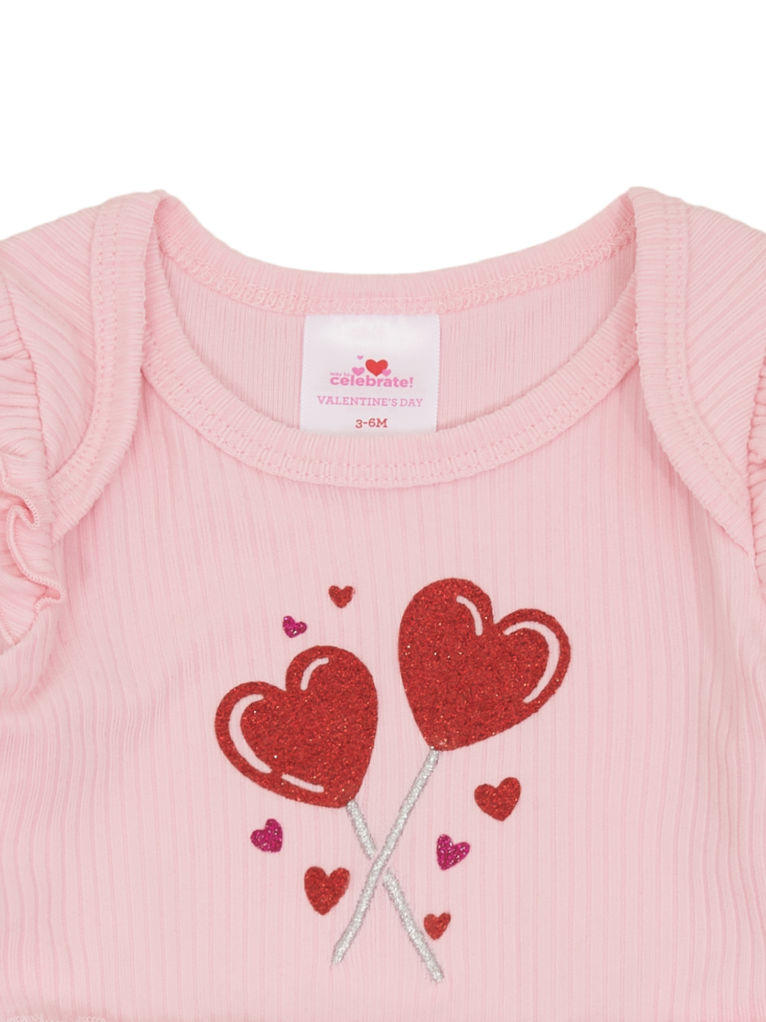 Way To Celebrate Baby Girls Valentine's Day Tulle Tutu Dress, Sizes 0-3M-6-9M