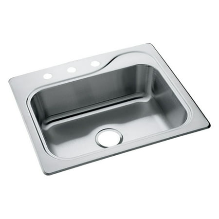 Sterling By Kohler Southhaven 1140x 3 Single Basin Drop In Kitchen Sink