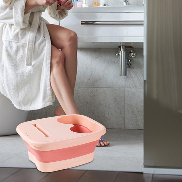 Bañera plegable para pies perfecl con tapa grande aislada