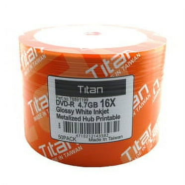 100 PC PlexDisc 16X 4.7 GB DVD-R White Inkjet Hub Printable Disc 632 ...