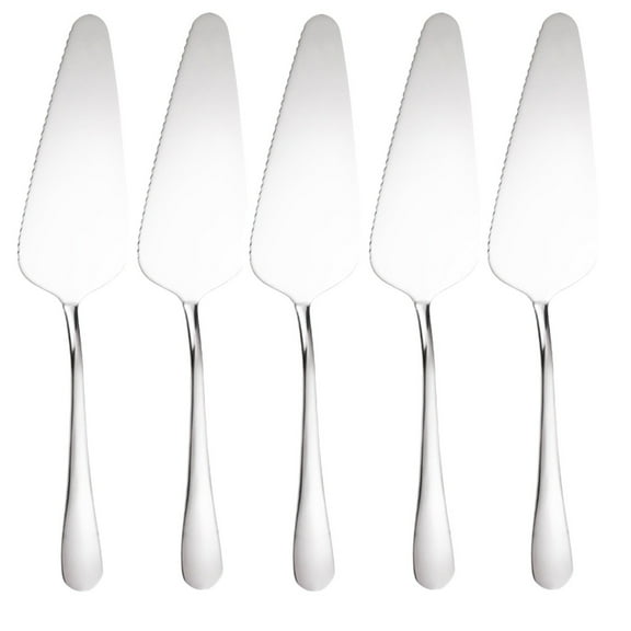 Deeceymbur 5 PCS Pie Server, Stainless Steel Pie Server Cake Server Pie Server Utensil Cake Server and Knife Set Pie and Cake Server Pie Spatula Server Cake Knife