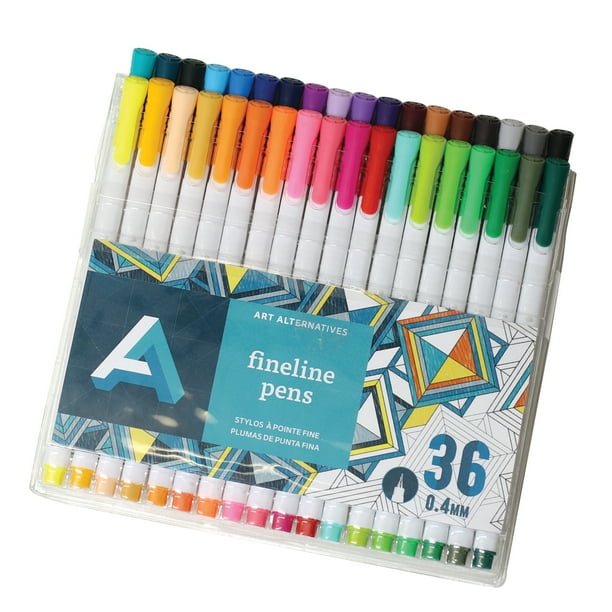 Art Alternatives Fineline Pens Set, 36Color Set