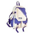 thumbnail image 2 of Bolsas de libros casuales Bolsas escolares de color de contraste Nylon con colgante para deporte al aire libre Ndcxsfigh Para Estrenar, 2 of 9