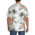 thumbnail image 5 of Disketp Men's Hawaiian Vintage Palm Trees Print Shirts Button Down Holiday Beach Shirts-Medium, 5 of 7