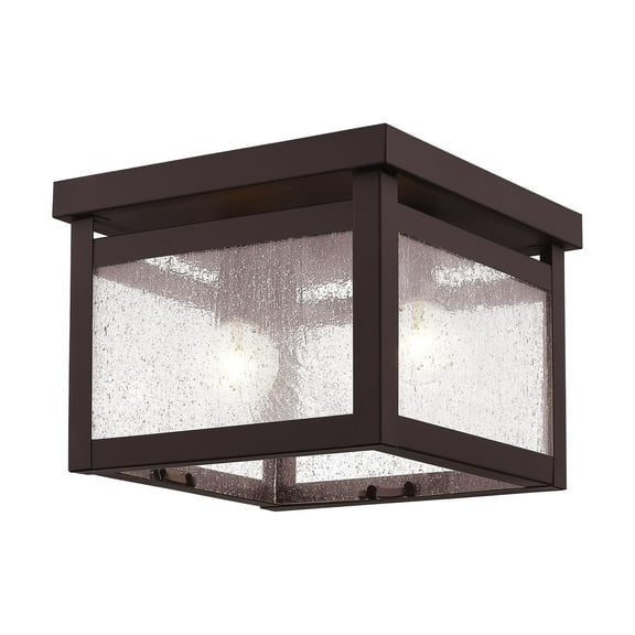 Livex Lighting Milford Ceiling Mount in Bronze