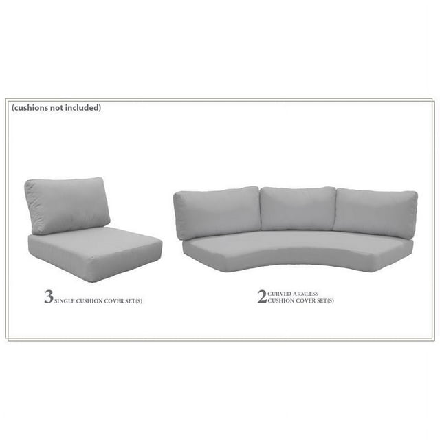 TK Classics Housse en Gris pour FLORENCE-08k