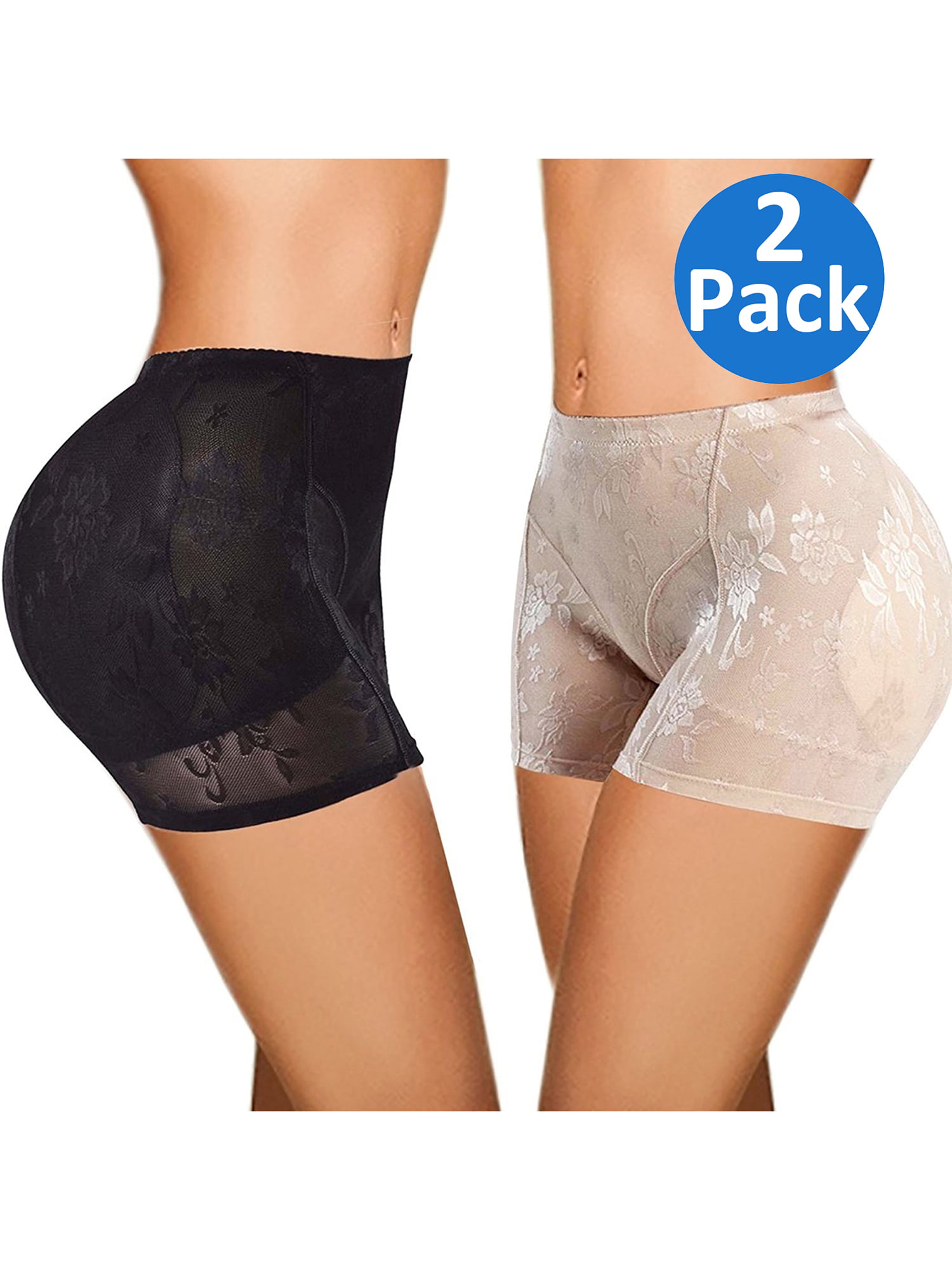 Lazawg Women Butt Enhancer Shapewear Removable Pad Butt Lifter Panties High  Waist Butt Lifting Shorts Tummy Control Underwear - Shapers - AliExpress