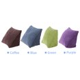 thumbnail image 2 of Leyfeng Triangle Pillow Comfortable Reading Pillow With Zip Pocket Triangle Wedge Bolster Small Back Support Pillow Cushie Pillows for Office Home Bed Sofa, 2 of 8