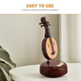 thumbnail image 3 of OULII Rotating Base Music Box Vintage Wooden Music Instrument Model 1Pack, 3 of 8