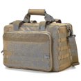 thumbnail image 4 of Bolsa de tiro táctica, bolsa de tiro con pistola impermeable, bolsa de herramientas para accesorios de caza de color caqui, 4 of 5