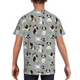 thumbnail image 5 of Wukai Funny Beagle Active Dog Youth Unisex Short Sleeve T-Shirt for Boys, Girls, Teens, and Kids-Small, 5 of 7