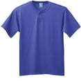 thumbnail image 2 of Augusta L Youth 2-Button Baseball Jersey Purple 644, 2 of 2
