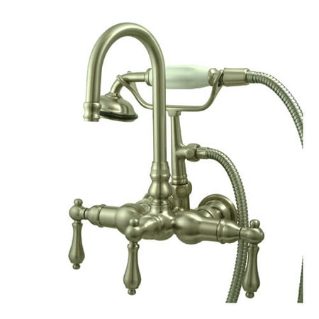 UPC 663370095207 product image for Kingston Brass CC7T Vintage Wall Mounted Clawfoot Tub Filler with Metal Lever Ha | upcitemdb.com