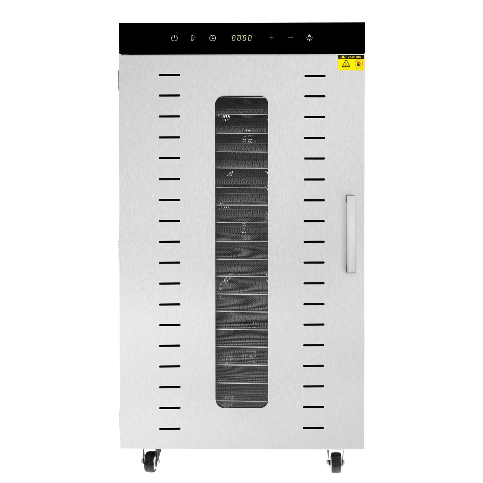 20 Tray Food Dehydrator Stainless Fruit Meat Jerky Dryer Blower Commercial 1700W Dry Various Vegetables, Fruits, Spices, Meats, Flowers, Herbs, Nuts