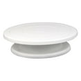 thumbnail image 1 of Base giratoria para tartas de 28 cm (11") antideslizante, redonda, blanca, para decorar la mesa de la cocina. Blanco, 1 of 9