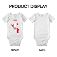 thumbnail image 2 of Peru Map Flag Cute Baby One-pieces (White, 12-18 Months), 2 of 5