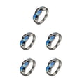 thumbnail image 2 of Guardoinrt Bague Classique pour Femmes à la Mode et Adaptée à Diverses Occasions de Mariage Bleu 8 5Set, 2 of 6