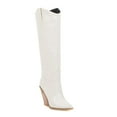 thumbnail image 5 of LoyisViDion Women'S Wedges Pointed Toe Boots Comfortable Embroidered Western Rodeo Cowboy Boots White 9(41), 5 of 5