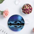 thumbnail image 4 of XDDJA Dinosaur Set of 4 Round Coaster for Drinks, Absorbent Ceramic Stone Coasters Cup Mat with Cork Base for Home Kitchen Room Coffee Table Bar Decor, 4 of 5