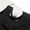 black, variant on Men's Black & White Chunky Platform Sneakers with Geometric Accent, Casual Streetwear Shoes