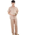 thumbnail image 5 of Couples Pajamas, Short Sleeve with Long Pants, Sleepwear & Loungewear, 5 of 7