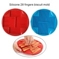 thumbnail image 2 of Naiovety Tira de molde de silicona, molde para galletas, moldes para helados, bandeja, herramientas para palos, Gadget para dulces, pastelería, cocina, Herramientas y accesorios para hornear Azul Naiovety HA075261-02, 2 of 6