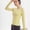#0100-Yellow, variant on Uootdi Workout Seamless Long-Sleeve Shirts for Women Yoga Running Breathable Thumb Holes Tops Athletic Slim Fit Shirts Gift