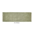 thumbnail image 2 of Better Trends 20" x 60" Bathroom Runner Mat 100% Cotton, Extra Soft Tufted Bath Rug, Water Absorbent & Non Slip, Solid Pattern, Sage Granada Collection, 2 of 4