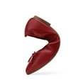 thumbnail image 3 of Women Foldable Flats Pointed Toe Ballet Shoes Slip On Comfortable Bowknot Design Lightweight Travel Dress Flats, 3 of 6