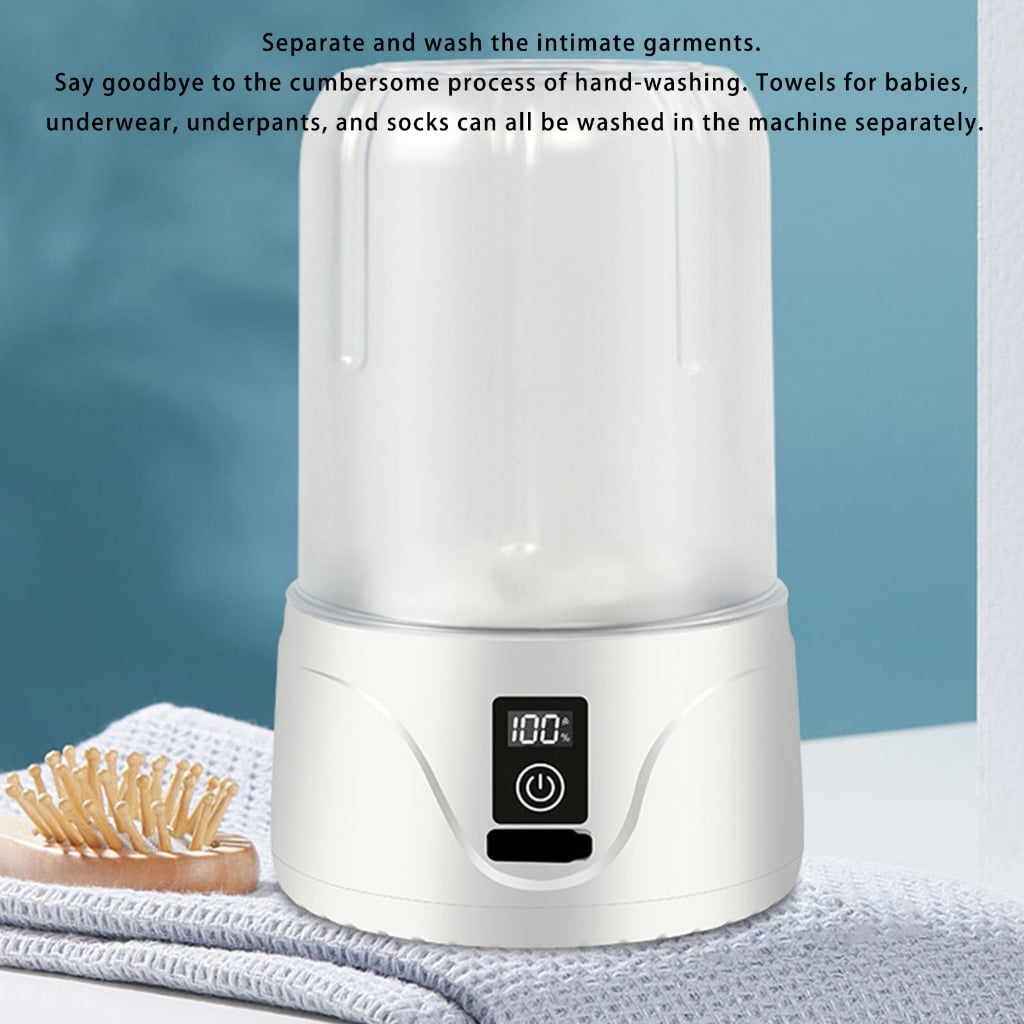 Travel Washer Rechargeable 2000mAh Battery Washer Underwear For Underwear Camping Apartment Space Saving