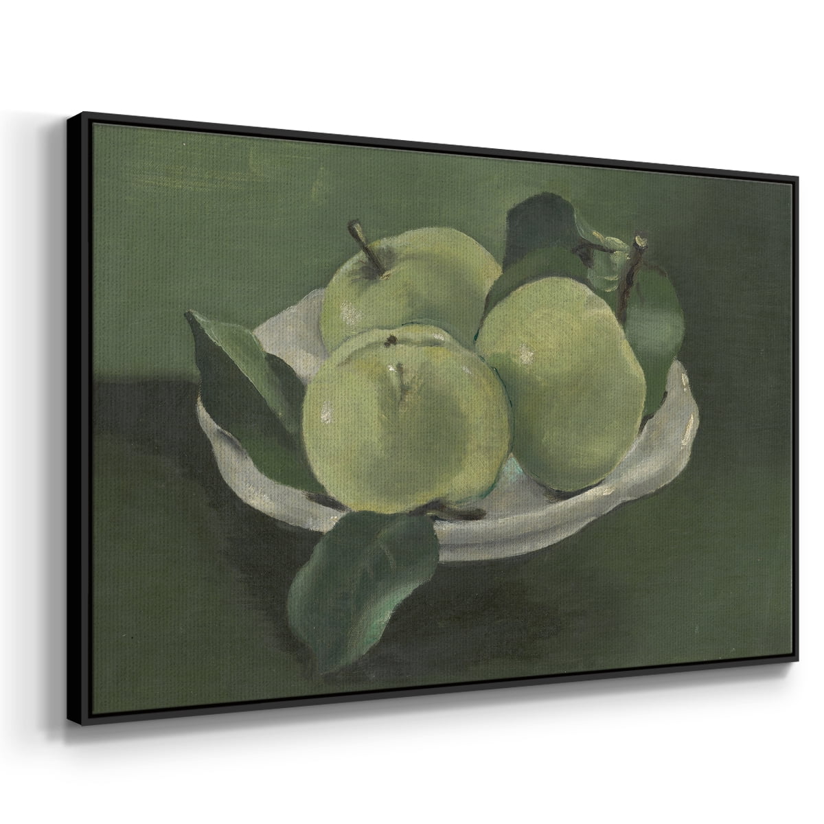 Vintage Botanical Print-LXXXVII By Wexford Home Framed in Black Wood Gallery Wrapped Canvas 25 in. x 37 in.
